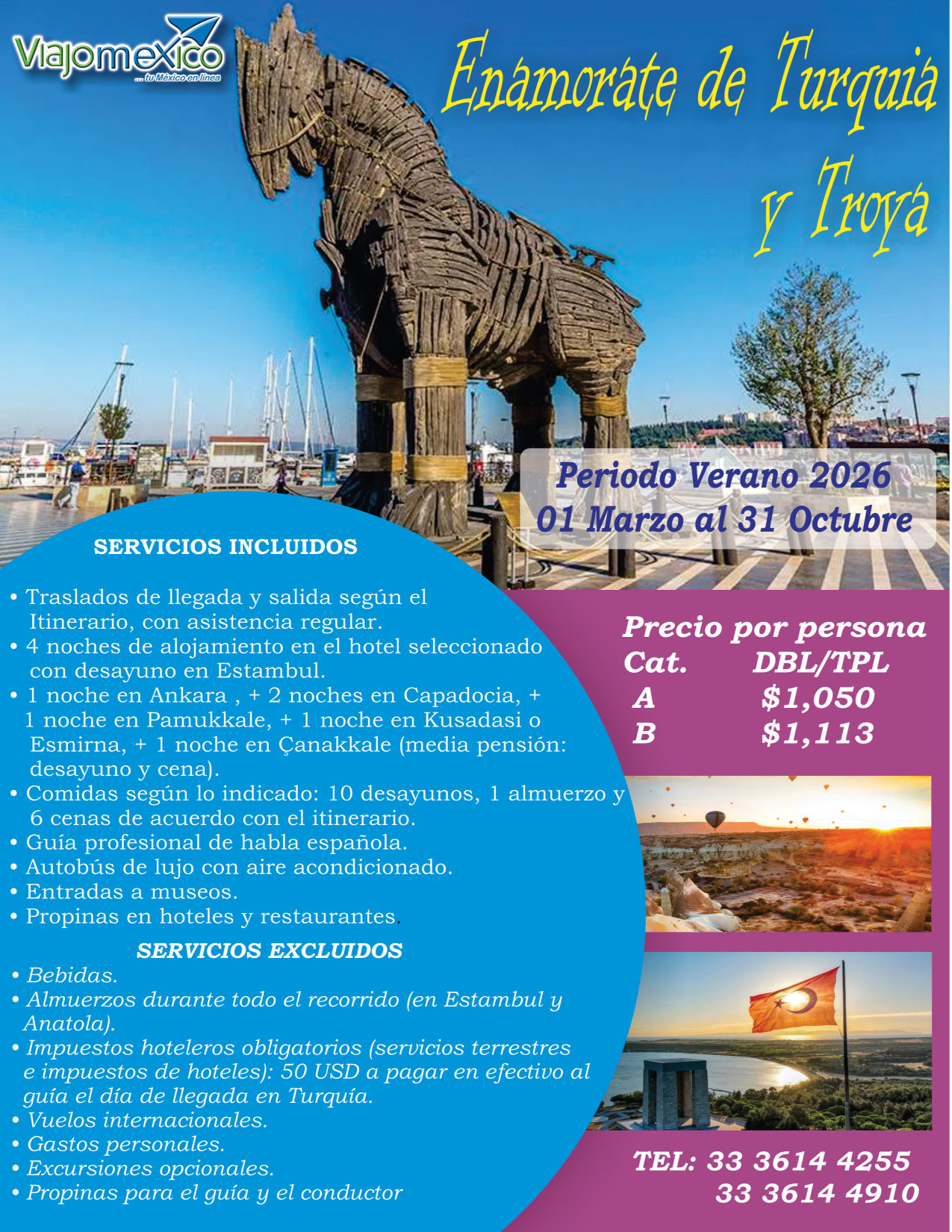 Enamórate de Turquía y Troya