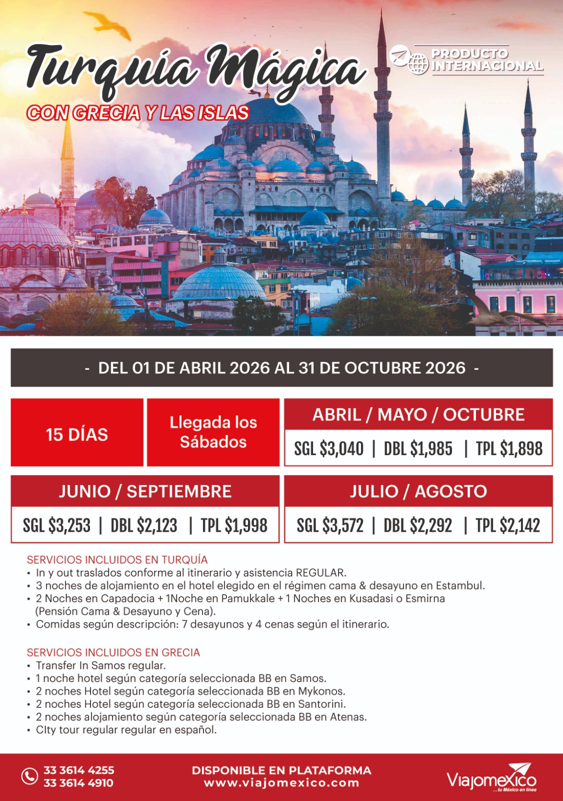 TURQUIA MÁGICA CON GRECIA Y LAS ISLAS