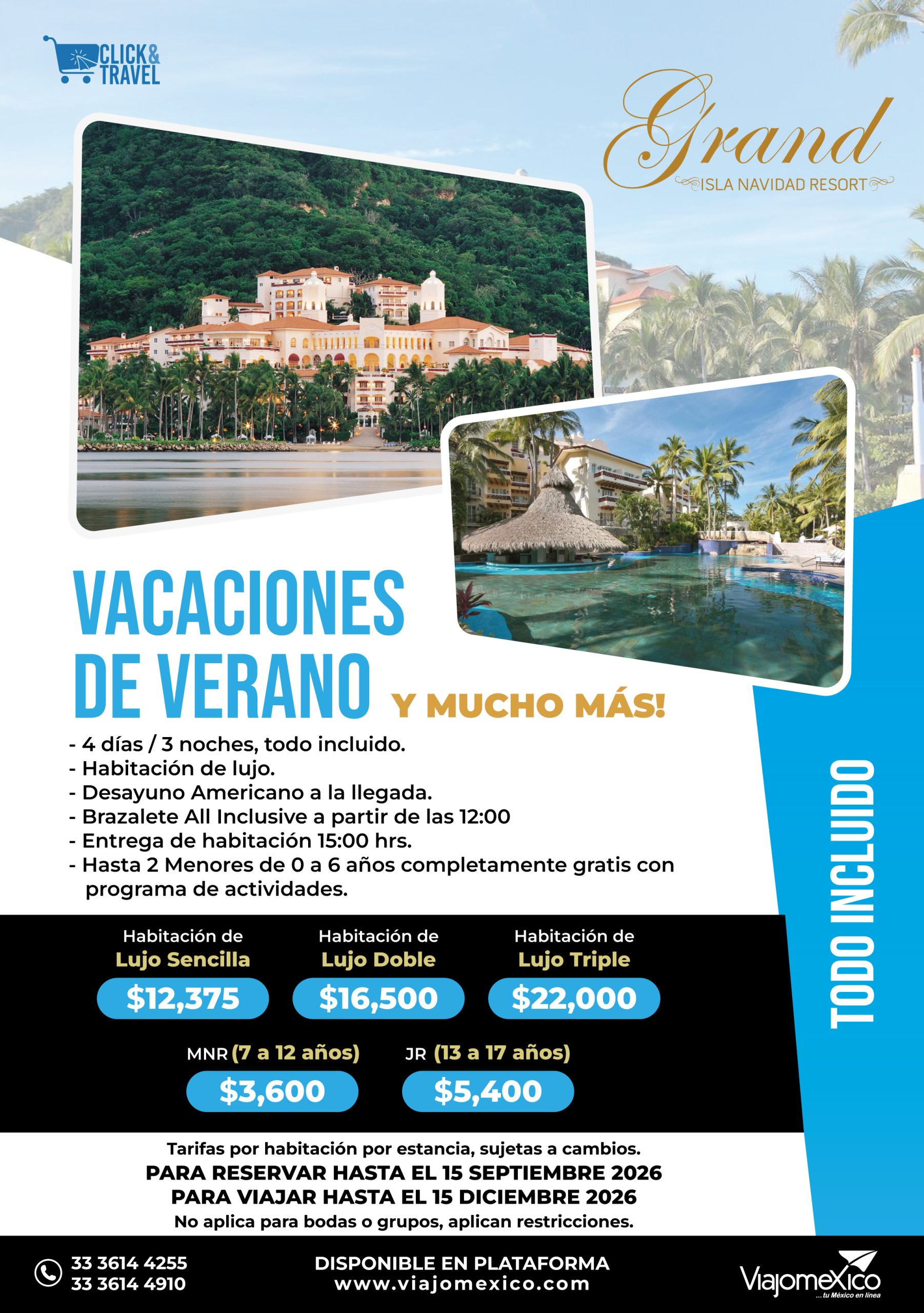 Grand Isla Navidad 15 Sept 2026