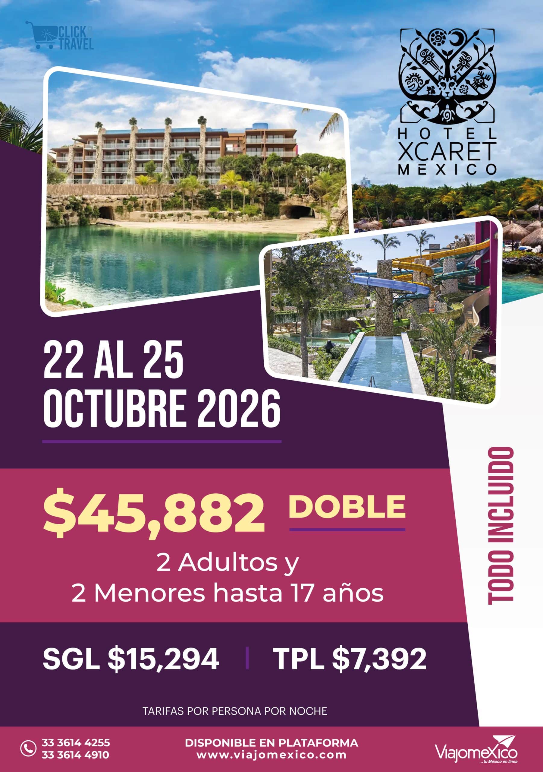Xcaret Mexico 22-25 Oct 26