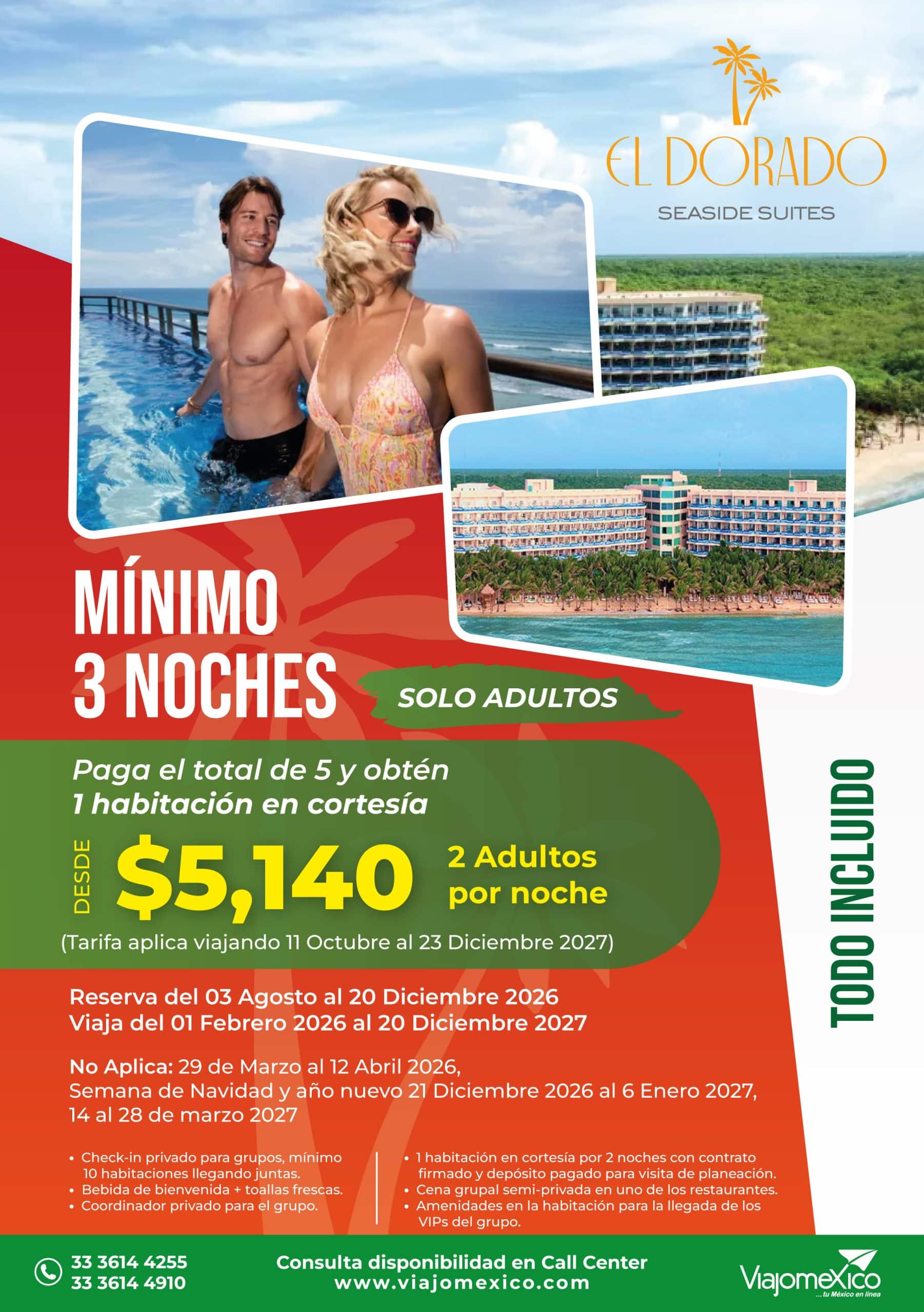 El Dorado Seaside Suites 20 Dic 26